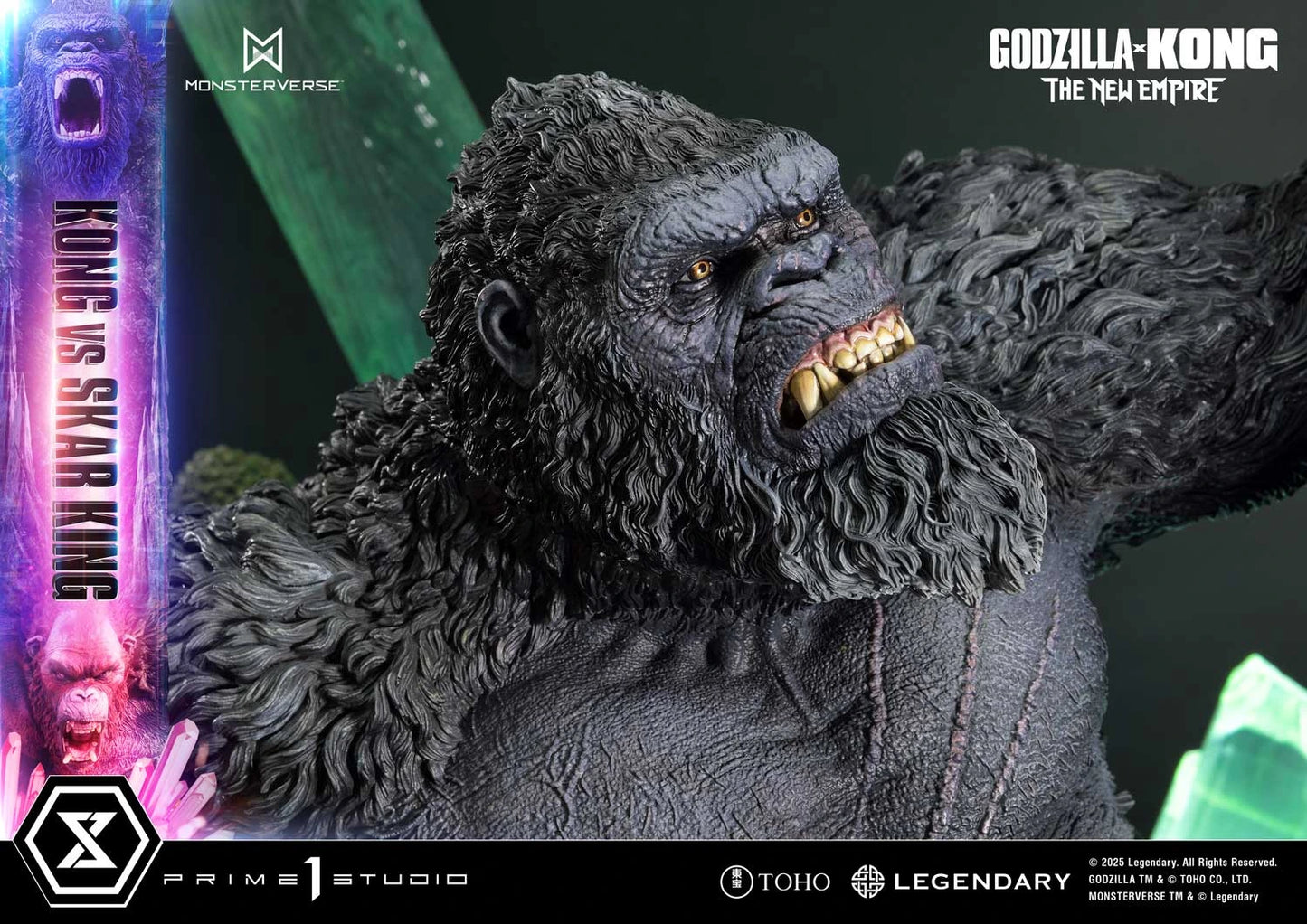 Preventa Resina Kong vs Skar King Figura Godzilla y Kong: El nuevo imperio  Prime 1 (Licencia) Estudio