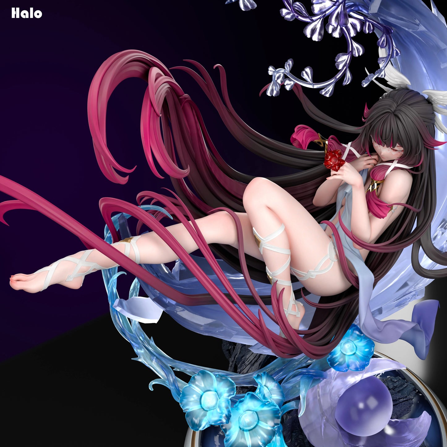 Preventa Resina Columbina Hyposelenia Figura Genshin Impact Halo Estudio