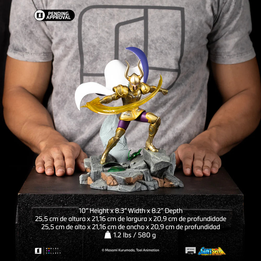 Preventa Resina Shura de Capricornio Figura Caballeros del Zodiako Iron (Licencia) Estudio