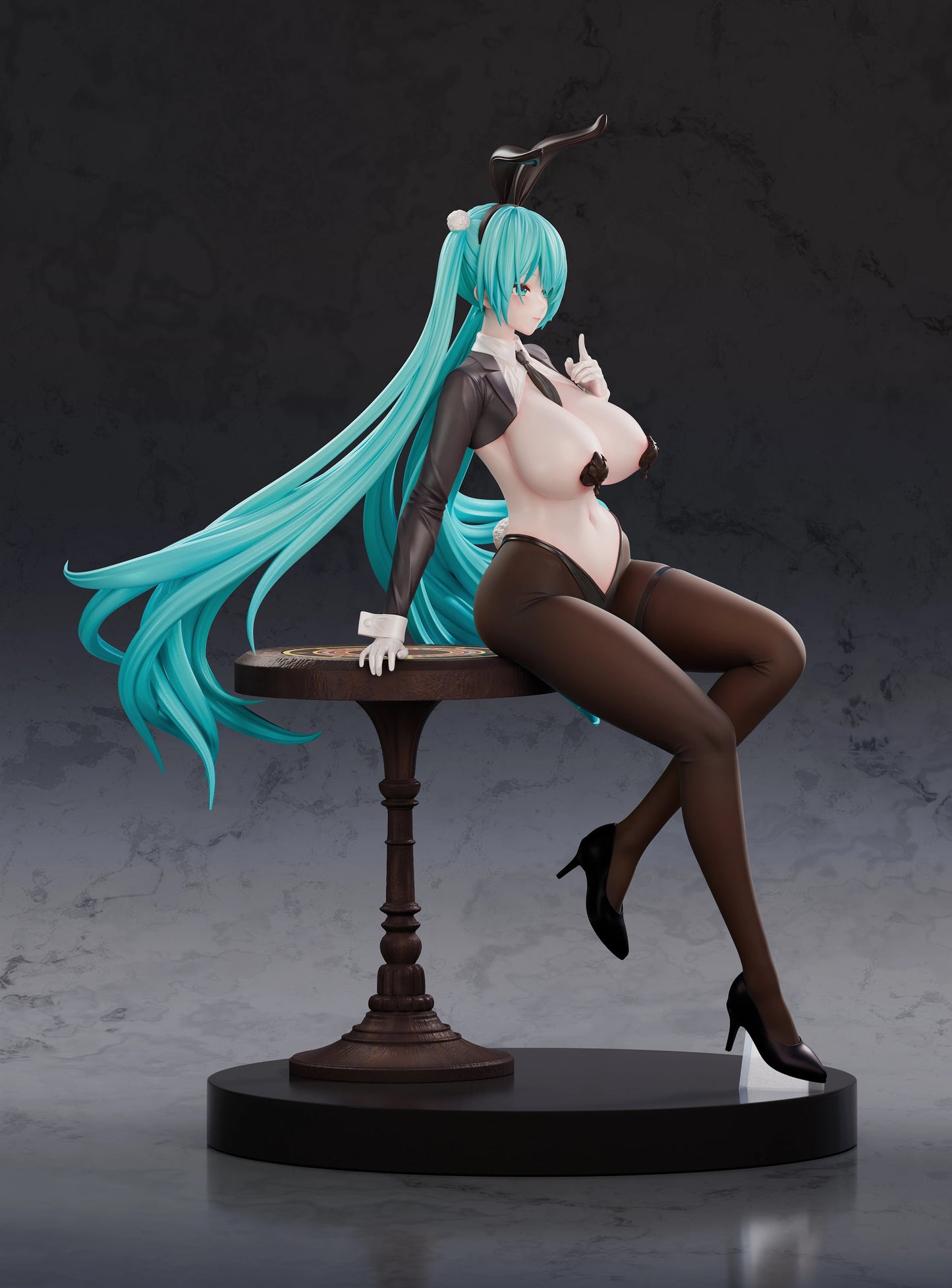 Preventa Resina Hatsume Miku Figura Vocaloid NTR Estudio