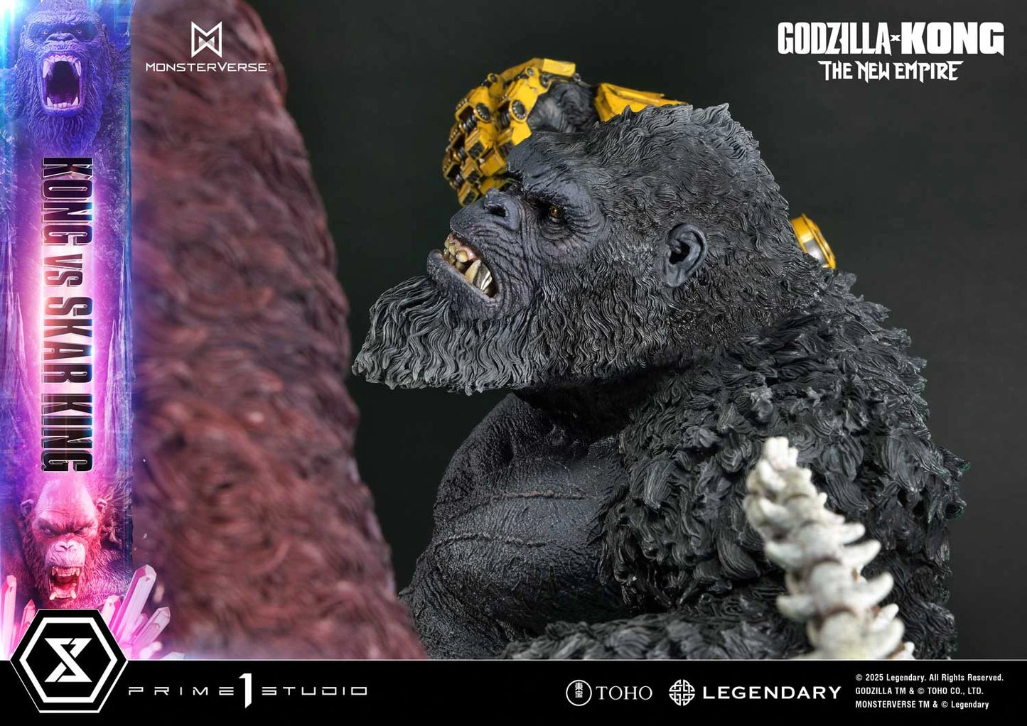 Preventa Resina Kong vs Skar King Figura Godzilla y Kong: El nuevo imperio  Prime 1 (Licencia) Estudio