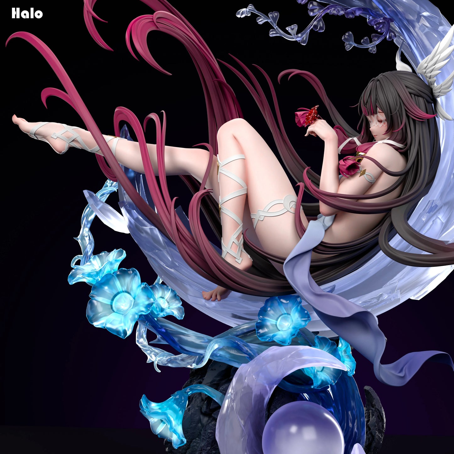 Preventa Resina Columbina Hyposelenia Figura Genshin Impact Halo Estudio