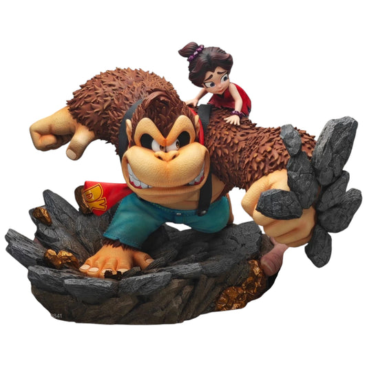 Preventa Resina Donkey Kong  Figura Donkey Kong Bananza Moreno Estudio