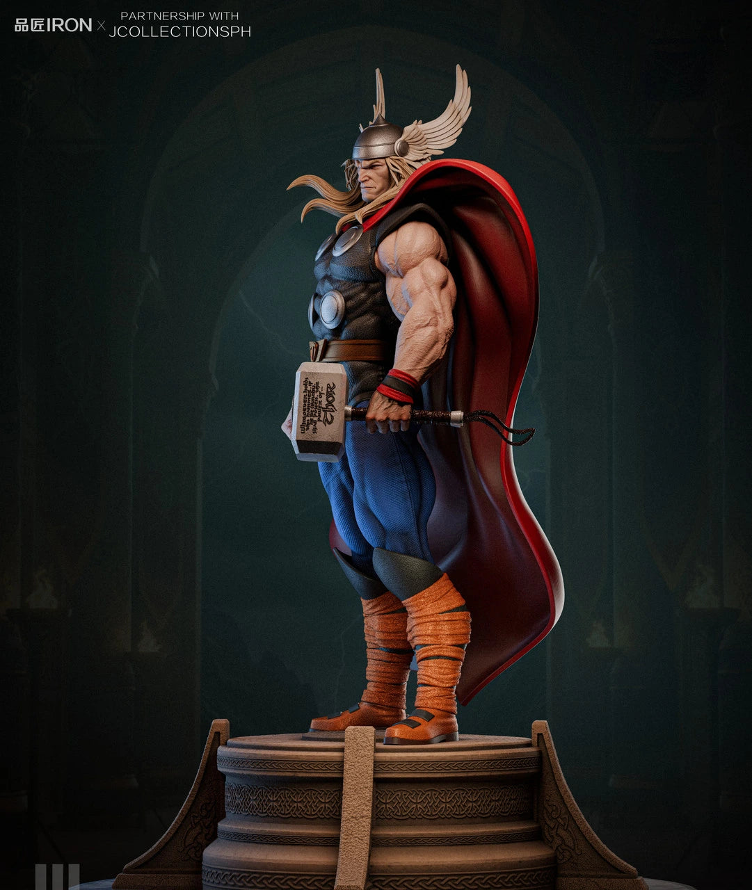 Preventa Resina Thor Odinson Figura Marvel Iron  Estudio