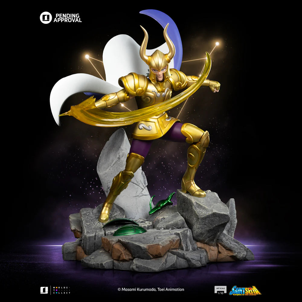 Preventa Resina Shura de Capricornio Figura Caballeros del Zodiako Iron (Licencia) Estudio