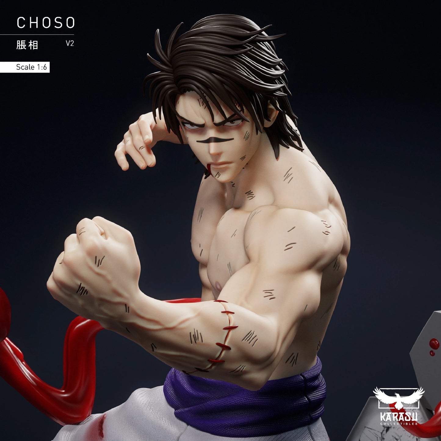 Preventa Resina Choso Kamo Figura Jujutsu Kaisen Karasu Collectibles Estudio