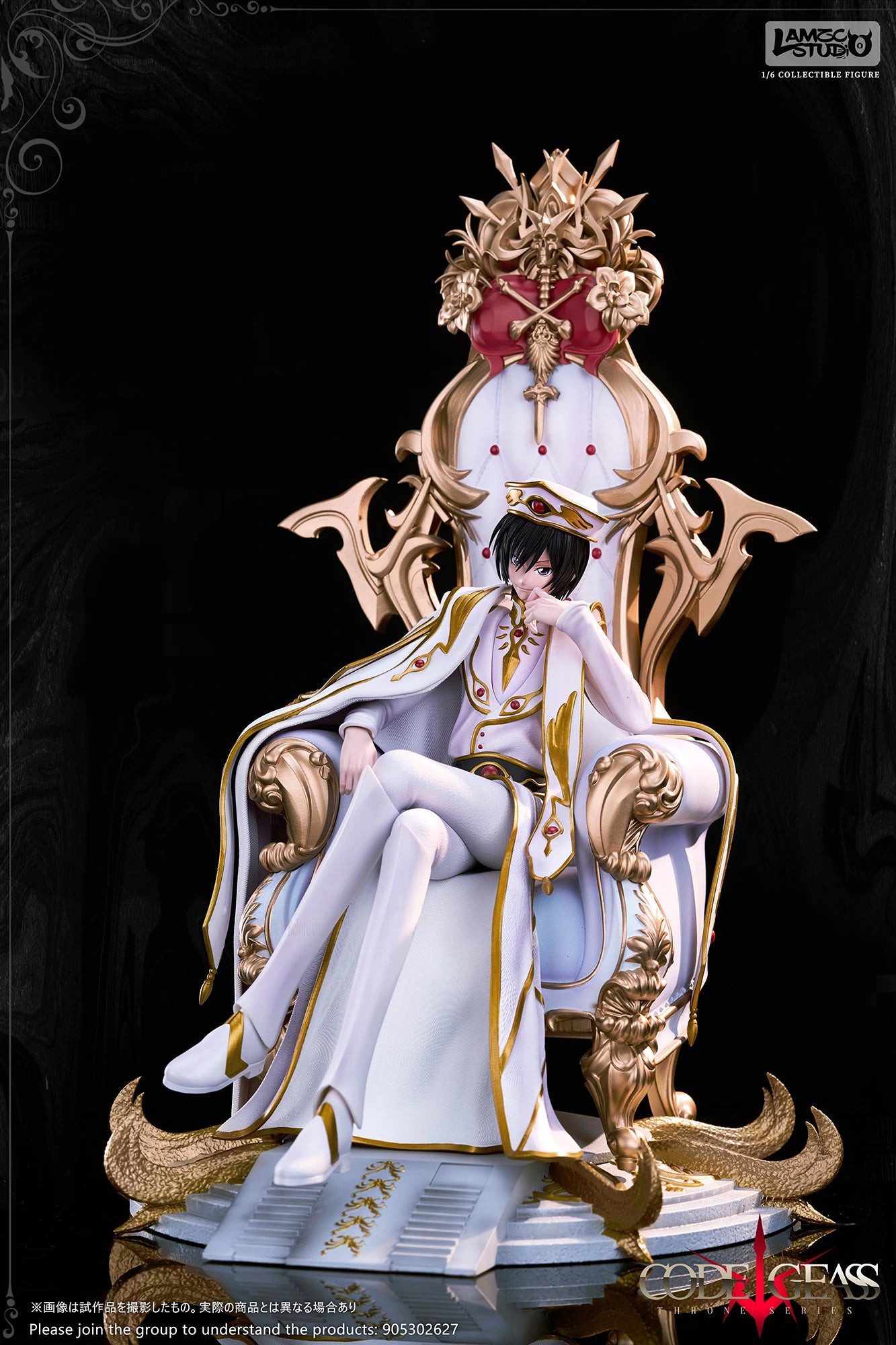 Preventa Resina Lelouch Lamparouge Figura Code Geass Lamzc Estudio
