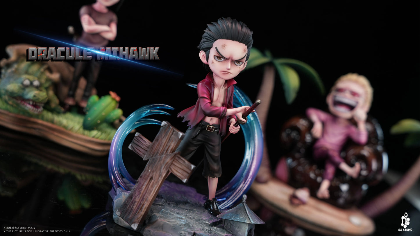 Preventa Resina Doflamingo, Crocodile & Mihawk Figura One Piece DX Estudio
