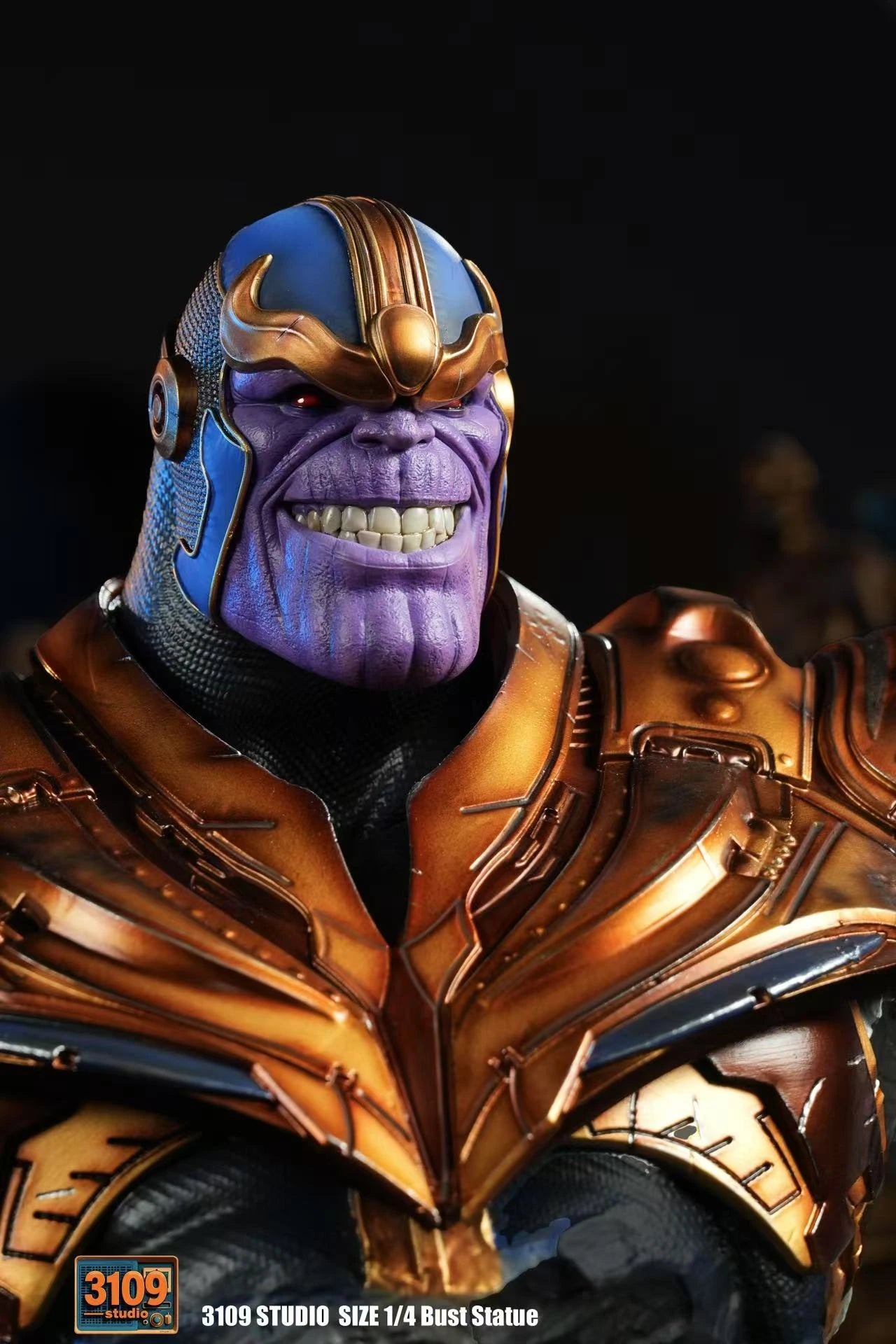 Preventa Resina Thanos Figura Marvel Busto 3109 Estudio