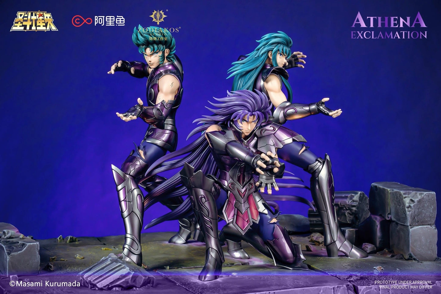 Preventa Resina Exclamación de Athena Figura Caballeros del Zodiako Zodiakos (Licencia) Estudio