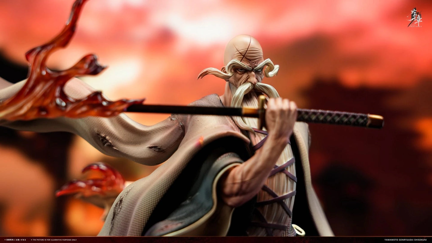 Preventa Resina Yamamoto Genryūsai Shigekuni Figura Bleach 1/6 Prologue Estudio