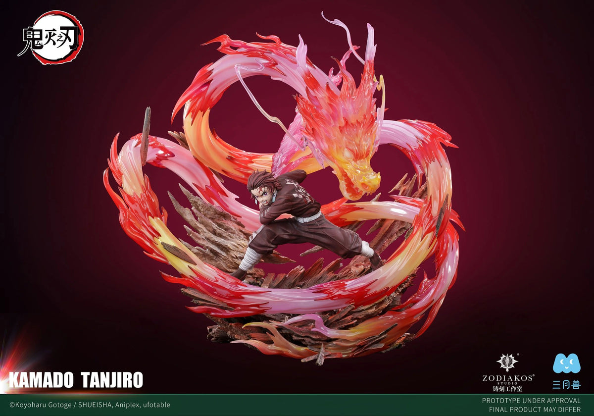 Preventa Resina Kamado Tanjiro  Figura Kimetsu No Yaiba 1/6 Zodiakos Estudio (Licencia)