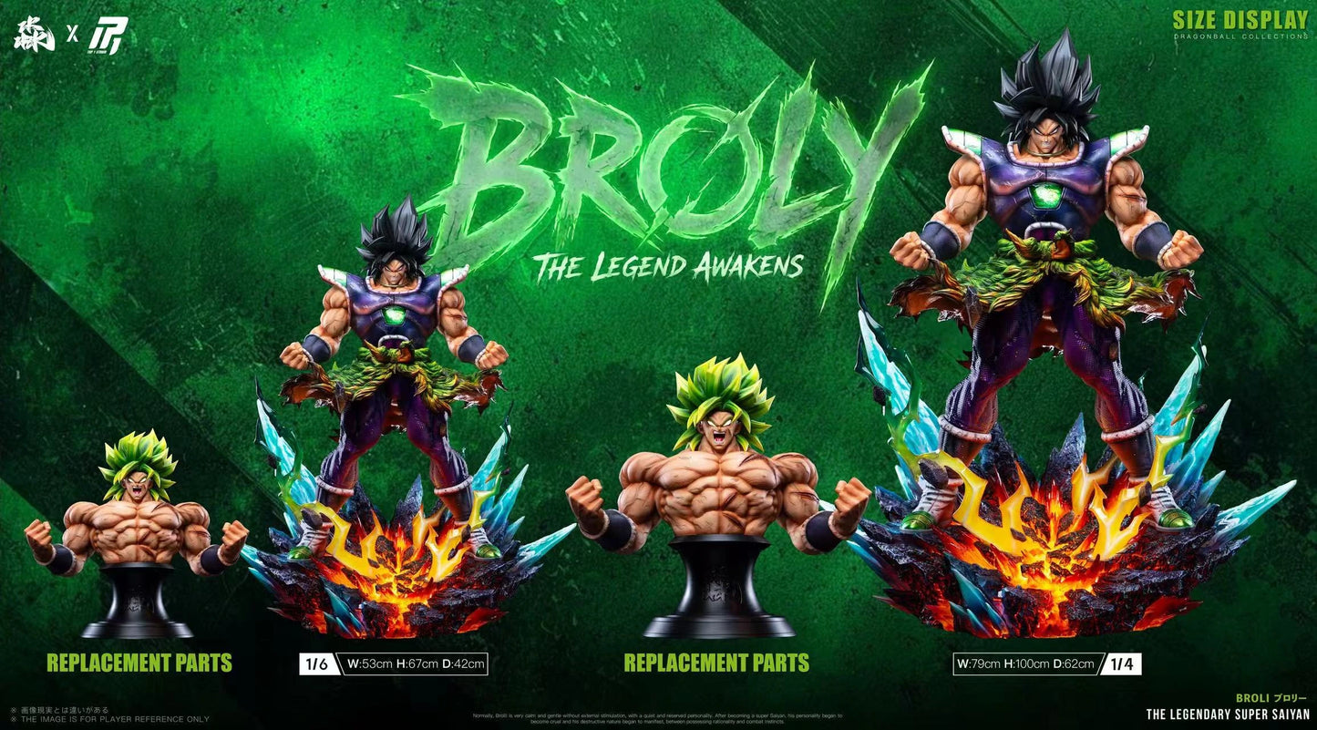 Preventa Resina Broly Figura Dragon Ball 1/6 Miao x TOP 1 Estudio