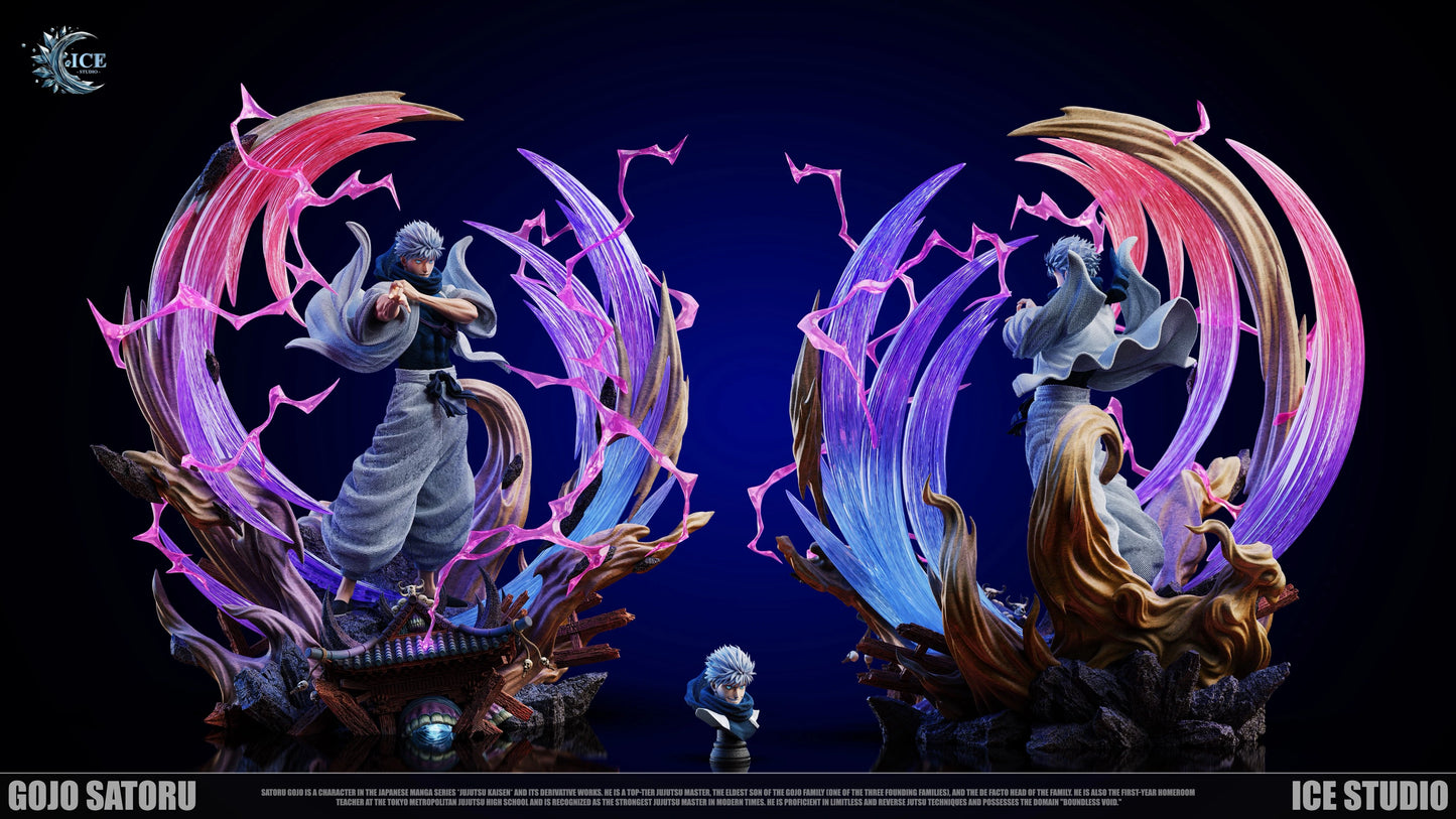 Preventa Resina Satoru Gojo Figura Jujutsu Kaisen ICE Estudio