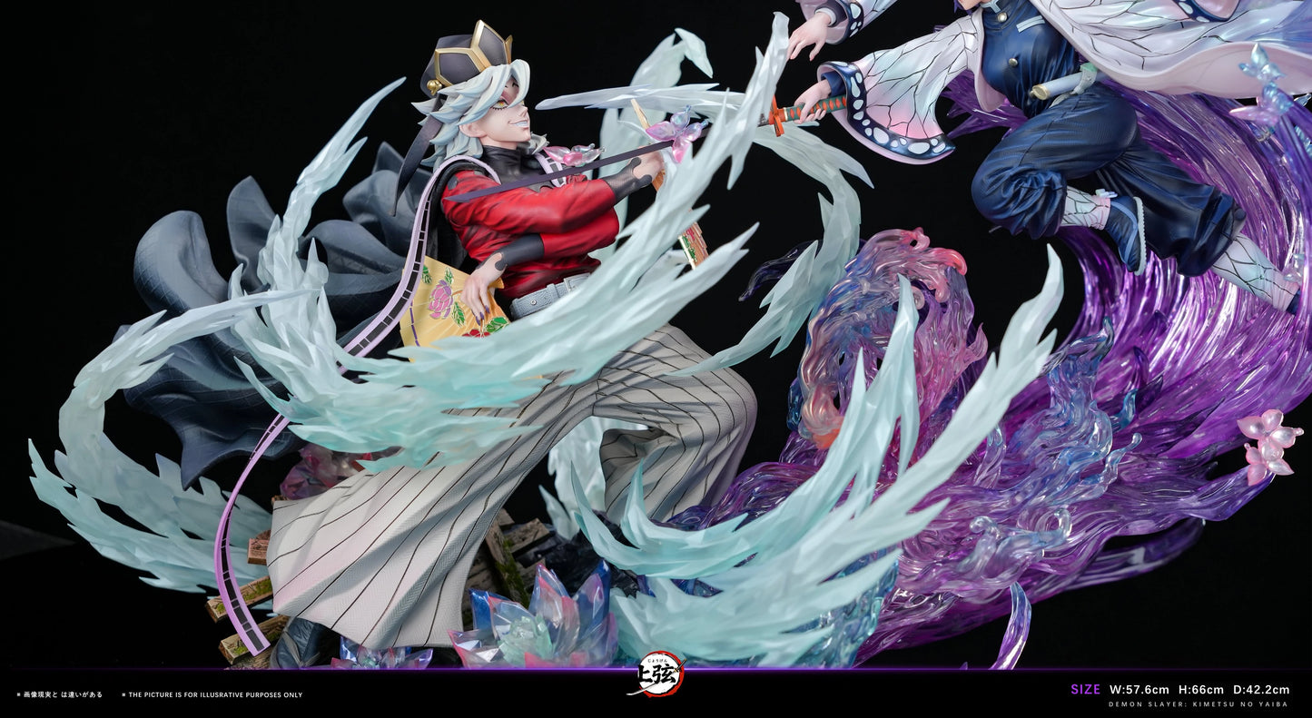 Preventa Resina Shinobu Kocho vs Douma Figura Kimetsu No Yaiba 1/6 ShangXian Estudio