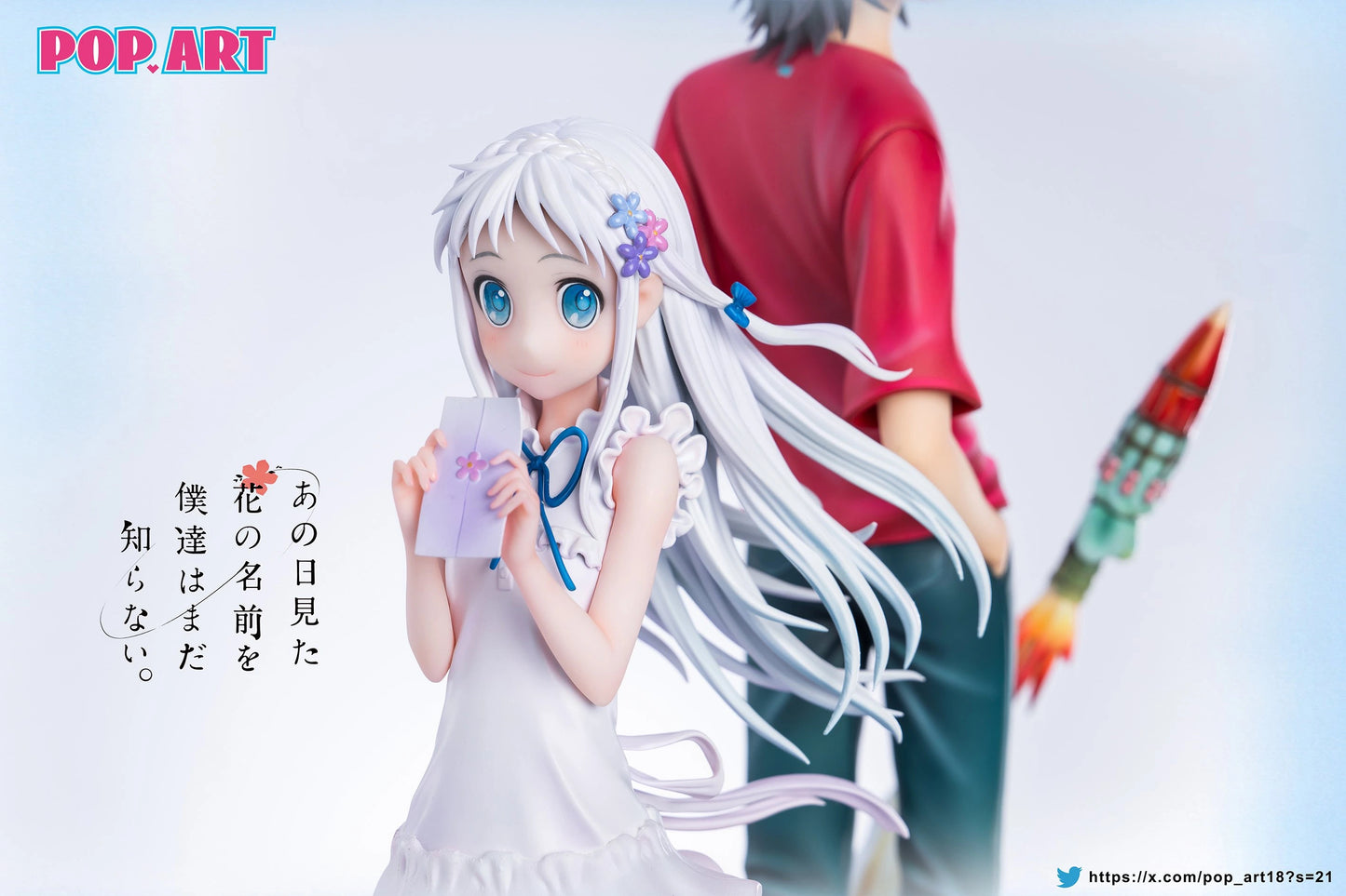 Preventa Resina MenMa & Jinta Figura Anohana: The Flower We Saw That Day  POP-ART  Estudio