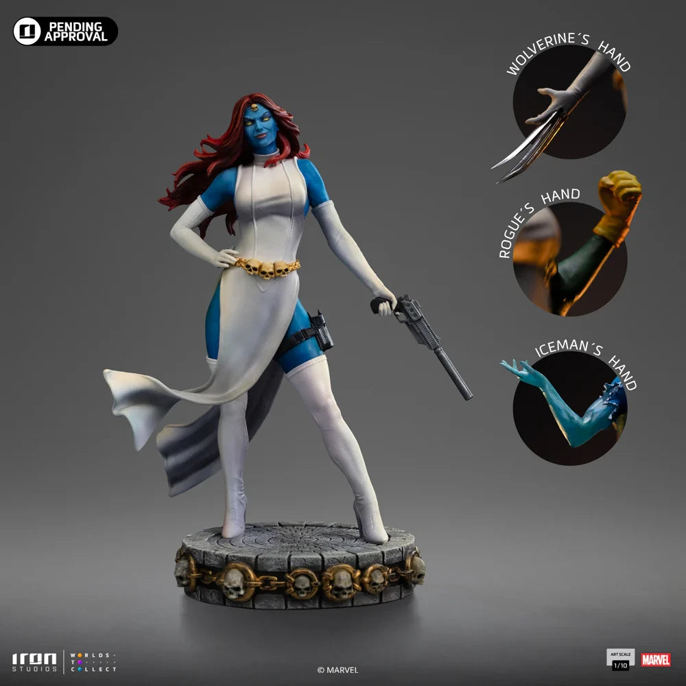 Preventa Resina Mystique Figura Marvel Iron (Licencia) Estudio