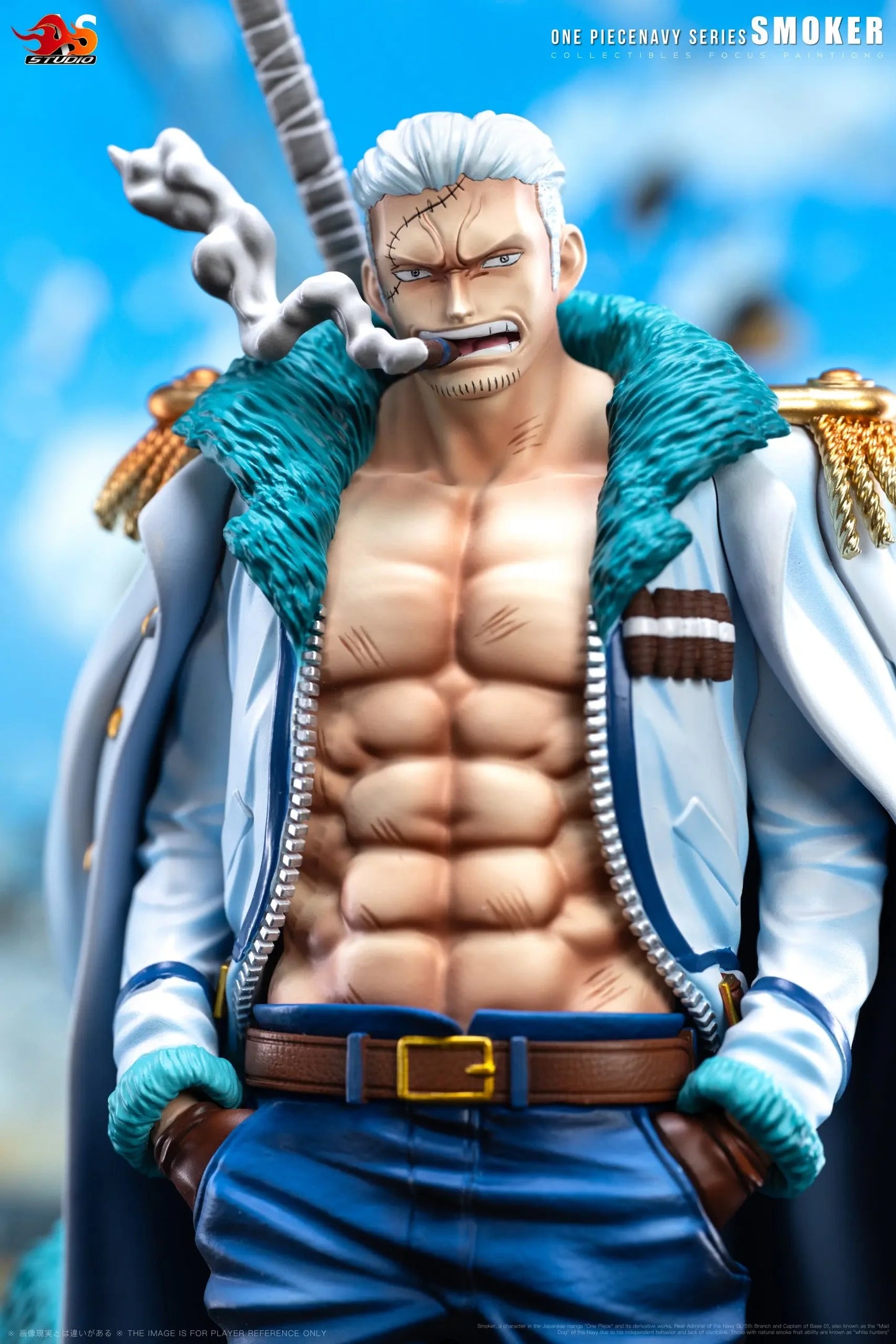 Preventa Resina Smoker Figura One Piece As  Estudio