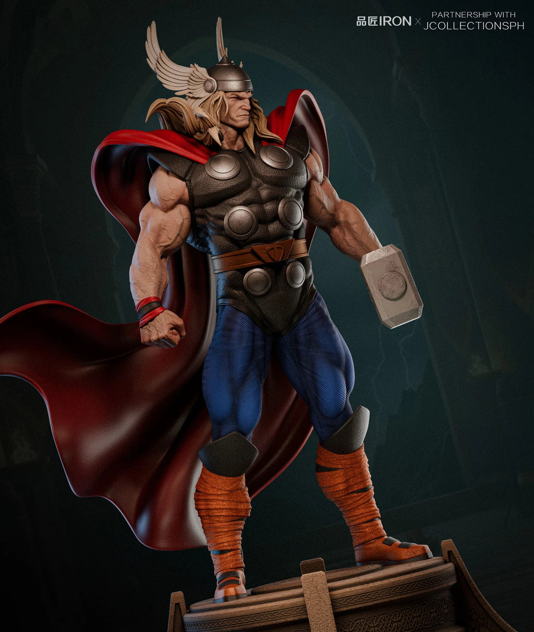Preventa Resina Thor Odinson Figura Marvel Iron  Estudio