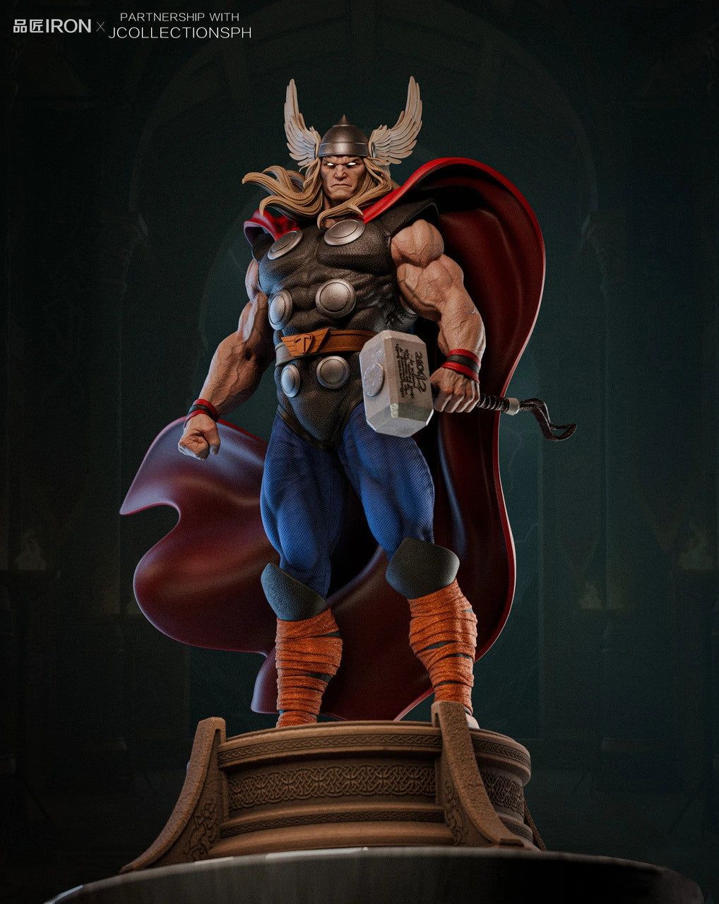 Preventa Resina Thor Odinson Figura Marvel Iron  Estudio
