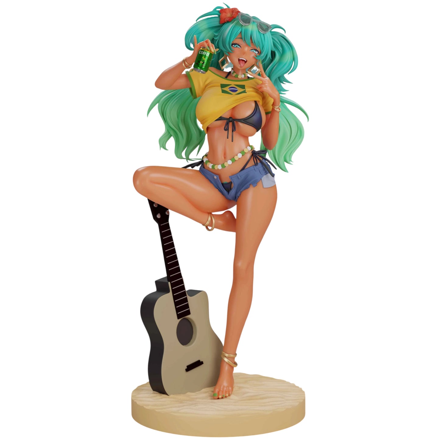 Preventa Resina Miku Brasileña Figura Vocaloid Make Zero Estudio