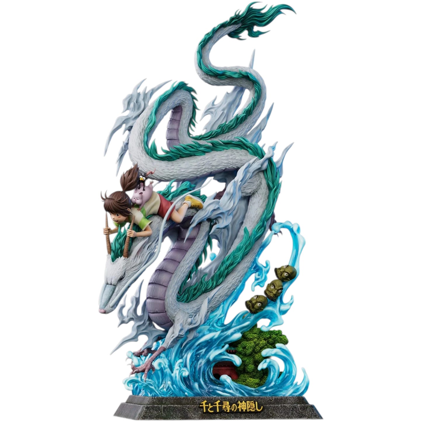 "Preventa Resina Chihiro Ogino & Haku  Figura El viaje de Chihiro  WAWA Estudio"