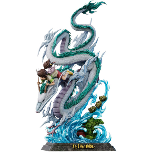 "Preventa Resina Chihiro Ogino & Haku  Figura El viaje de Chihiro  WAWA Estudio"