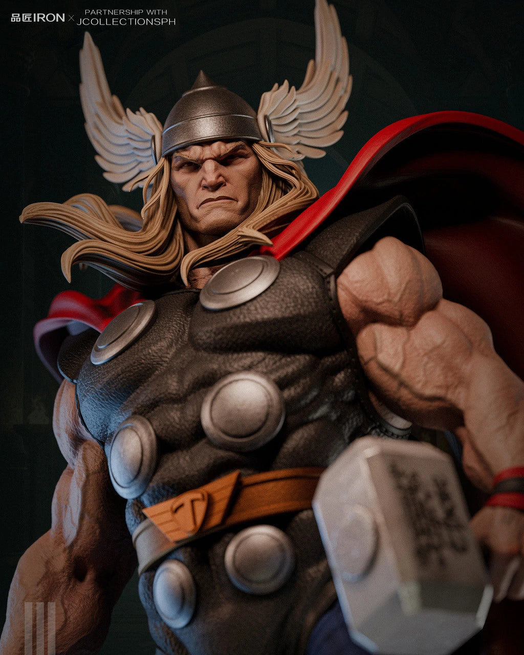 Preventa Resina Thor Odinson Figura Marvel Iron  Estudio