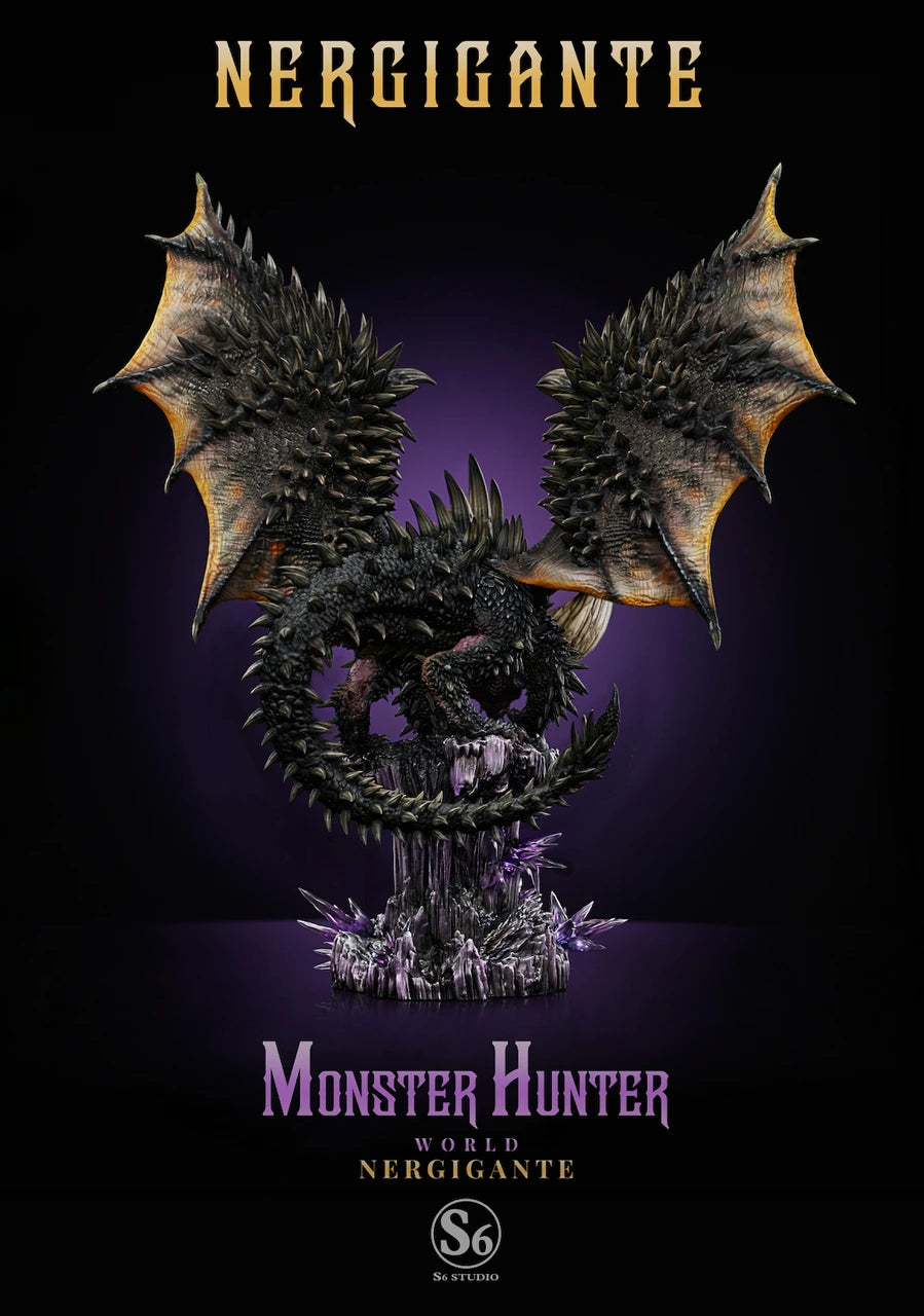 Preventa Resina Nergigante  Figura Monster Hunter S5  Estudio