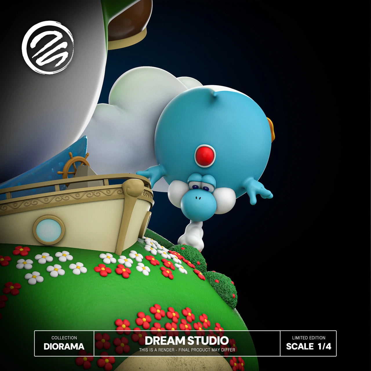 Preventa Resina Mario & Yoshi Figura Super Mario Galaxy 2 Dream  Estudio