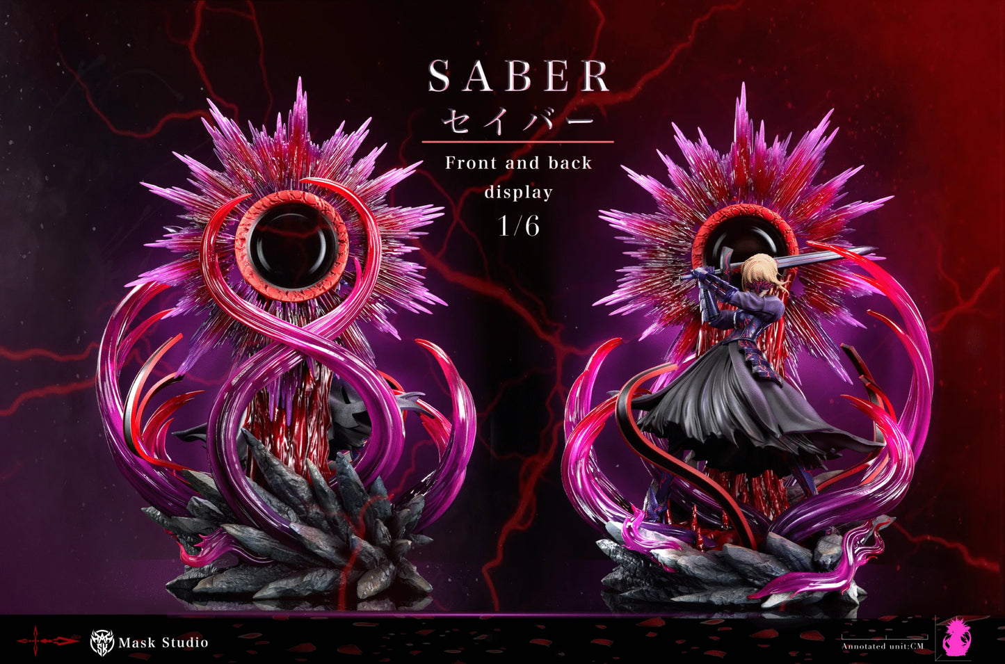 Preventa Resina Artoria Pendragon "Saber Alter" Figura Fate/Stay Night Mask  Estudio