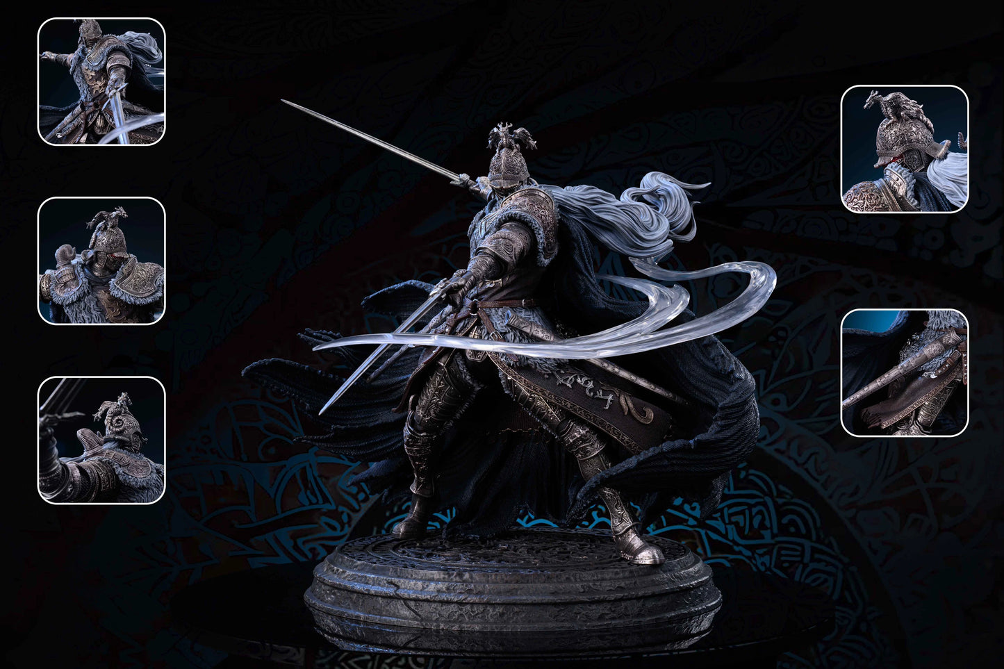 Preventa Resina Banished Knight Figura Elden Ring Sword & Wing  Estudio