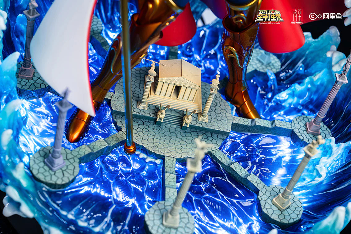 Preventa Resina Poseidon Figura Caballeros del Zodiako Jimei Palace (Licencia) Estudio