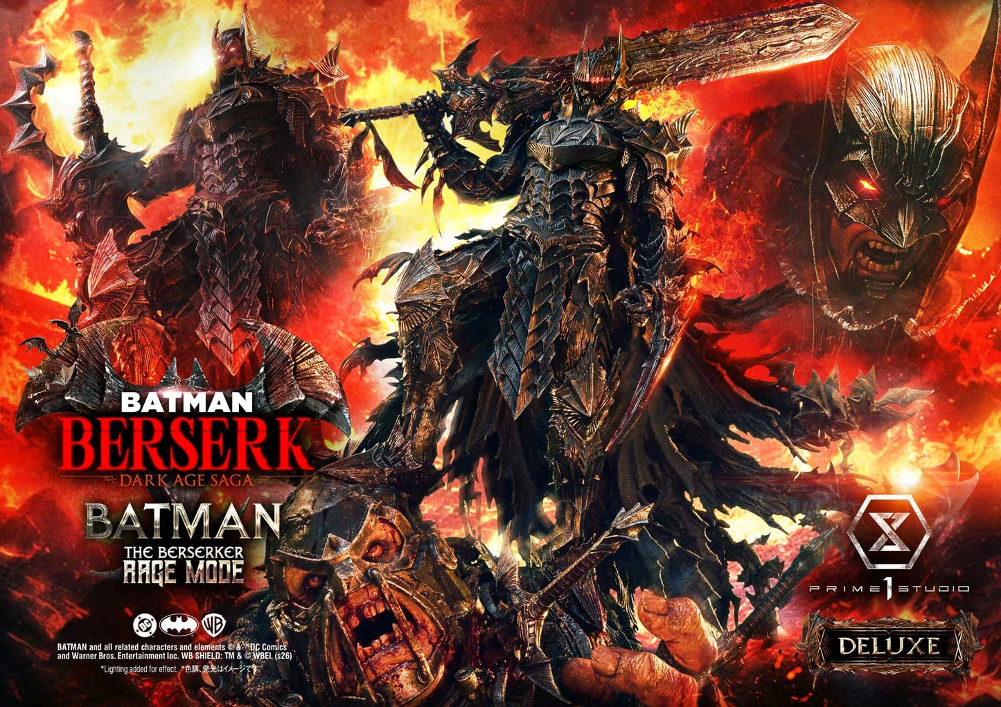 Preventa Resina Batman: The Berserker Rage Figura Batman Comics Prime 1 (Licencia) Estudio