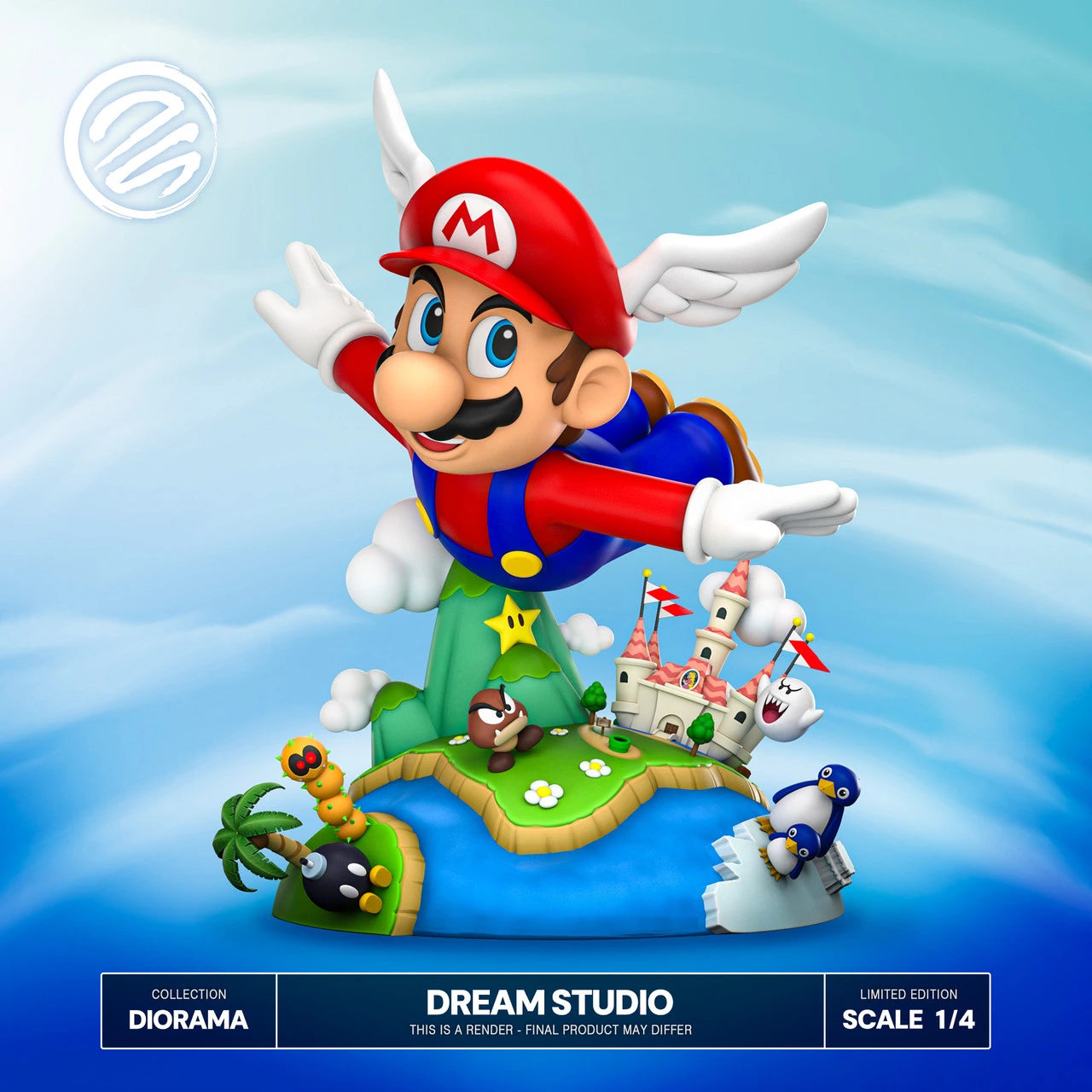 Preventa Resina Mario  Figura Super Mario 64 Dream  Estudio