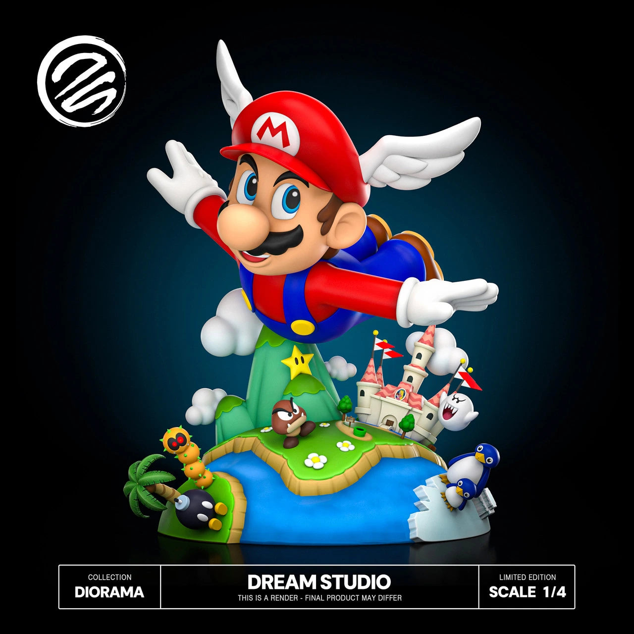 Preventa Resina Mario  Figura Super Mario 64 Dream  Estudio