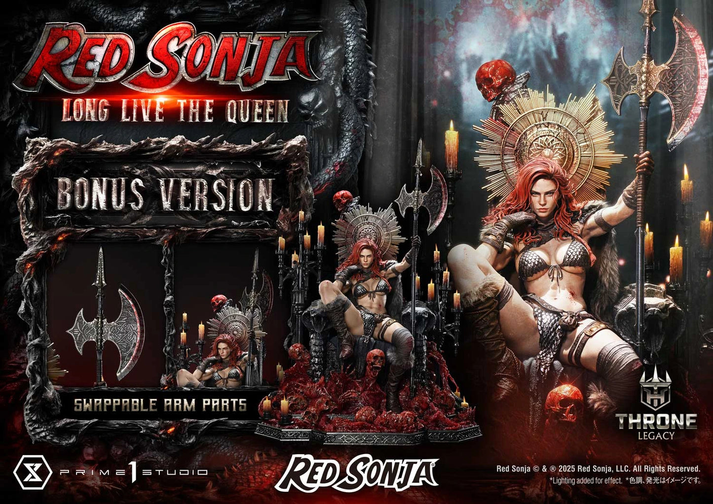 Preventa Resina Red Sonja Figura Red Sonja Prime 1 (Licencia) Estudio