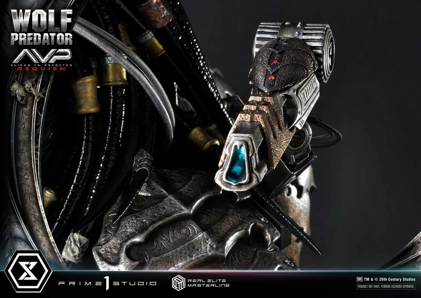 Preventa Resina Wolf Predator Figura Aliens vs Predator: Requiem Prime 1 (Licencia) Deluxe Estudio