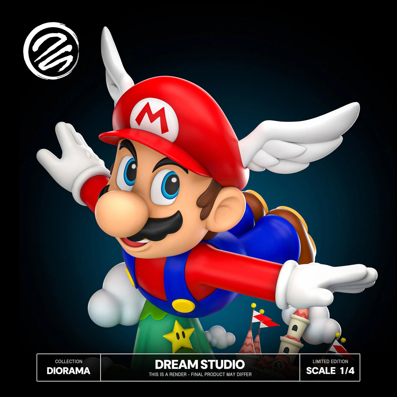 Preventa Resina Mario  Figura Super Mario 64 Dream  Estudio