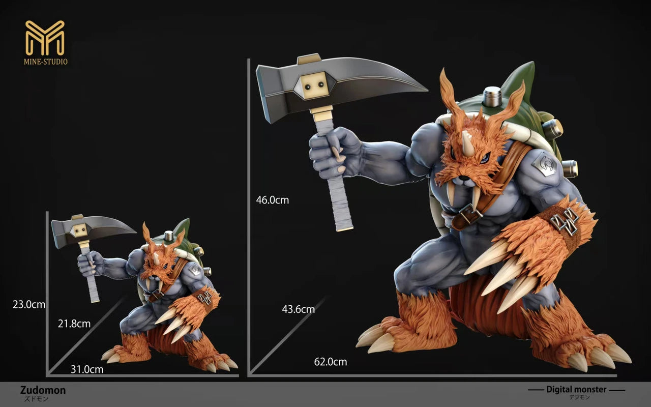 Preventa Resina Zudomon Figura Digimon MINE Estudio