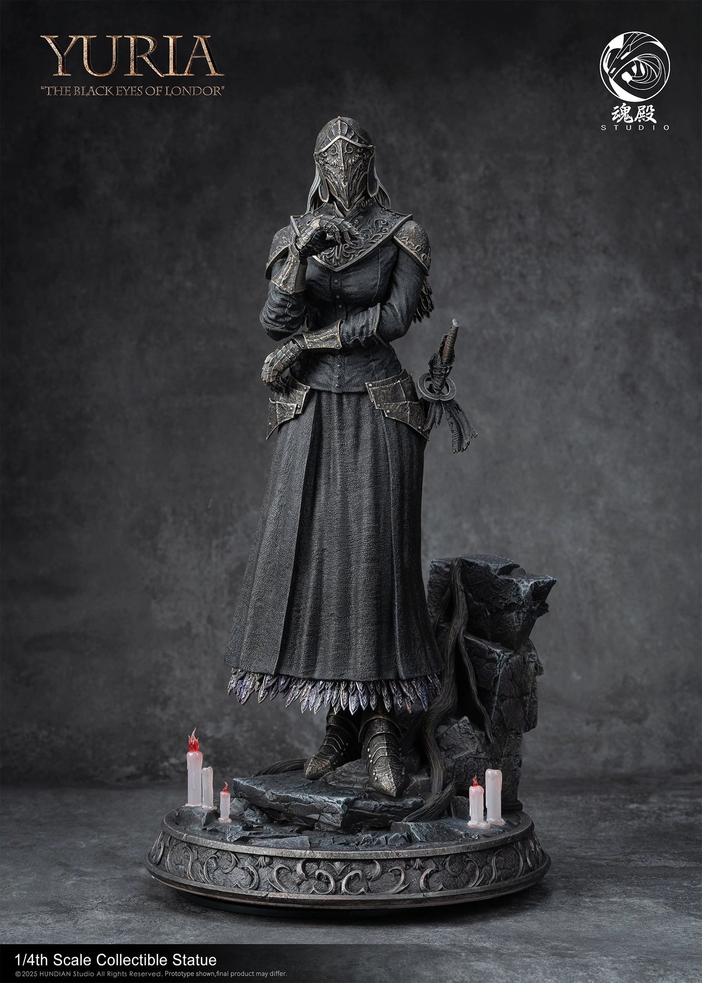 Preventa Resina Yuria de Londor  Figura Dark Souls Series HunDian Estudio