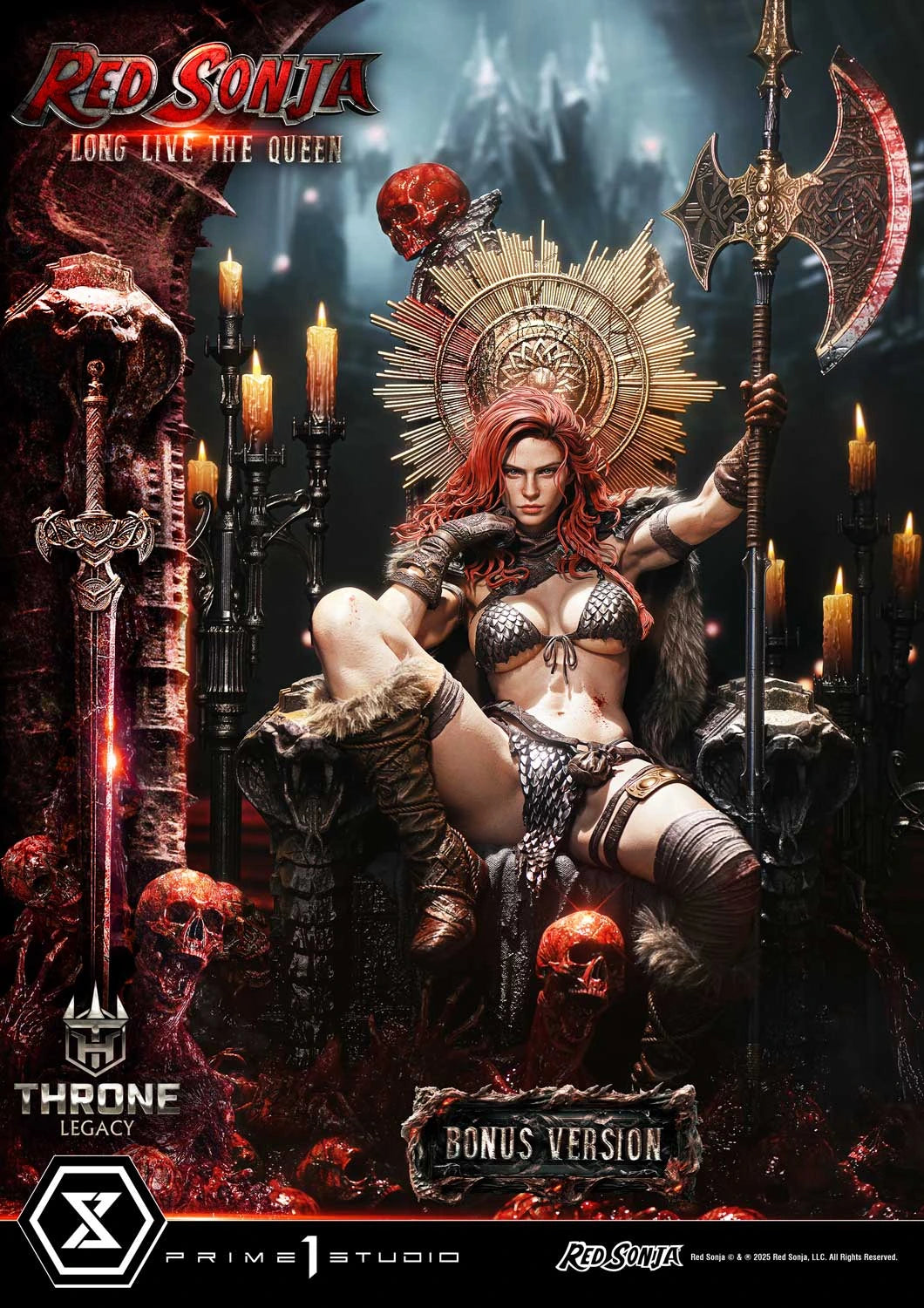 Preventa Resina Red Sonja Figura Red Sonja Prime 1 (Licencia) Estudio