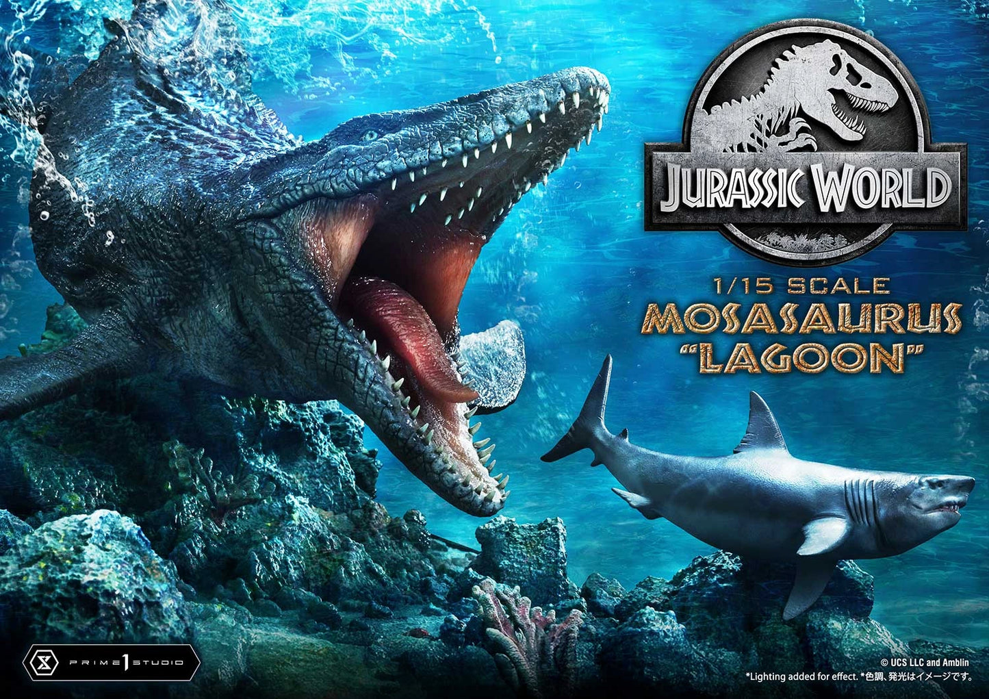 Preventa Resina Mosasaurus Figura Jurassic World Prime 1 (Licencia) Estudio