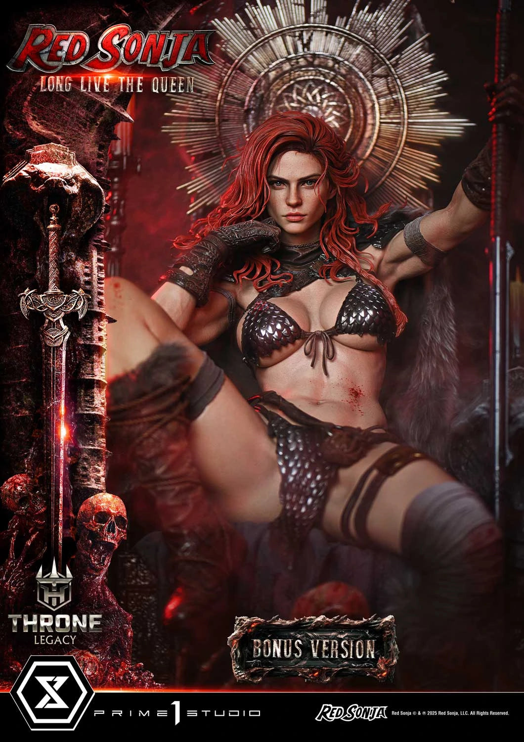Preventa Resina Red Sonja Figura Red Sonja Prime 1 (Licencia) Estudio