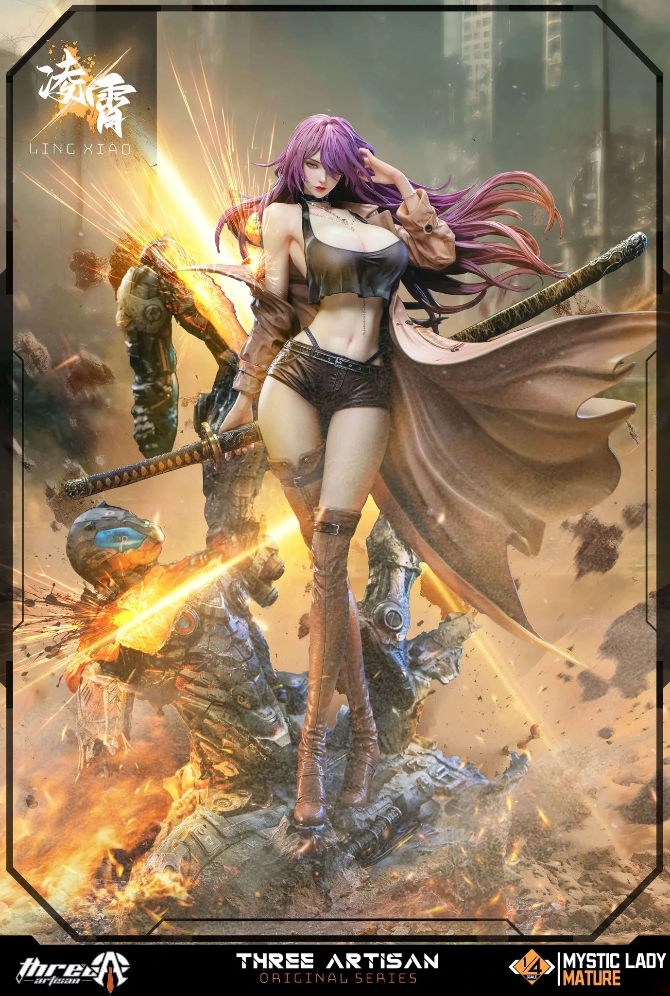 Preventa Resina Ling Xiaao Figura Original Series Three Artisan Estudio