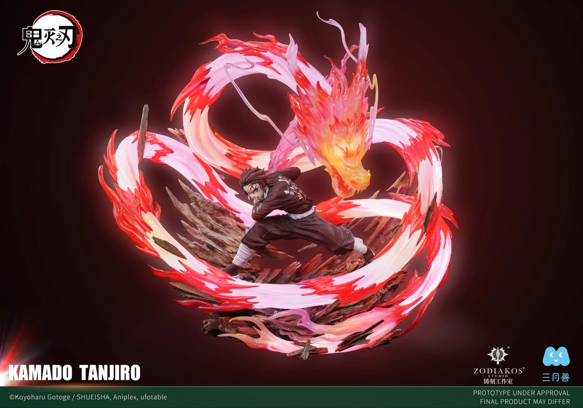 Preventa Resina Kamado Tanjiro  Figura Kimetsu No Yaiba 1/6 Zodiakos Estudio (Licencia)