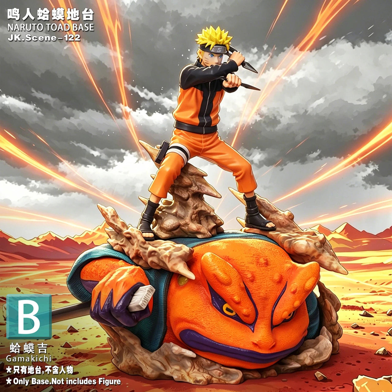 Preventa Resina Gamakichi & Gamabunta Figura Naruto  JacksDo Estudio