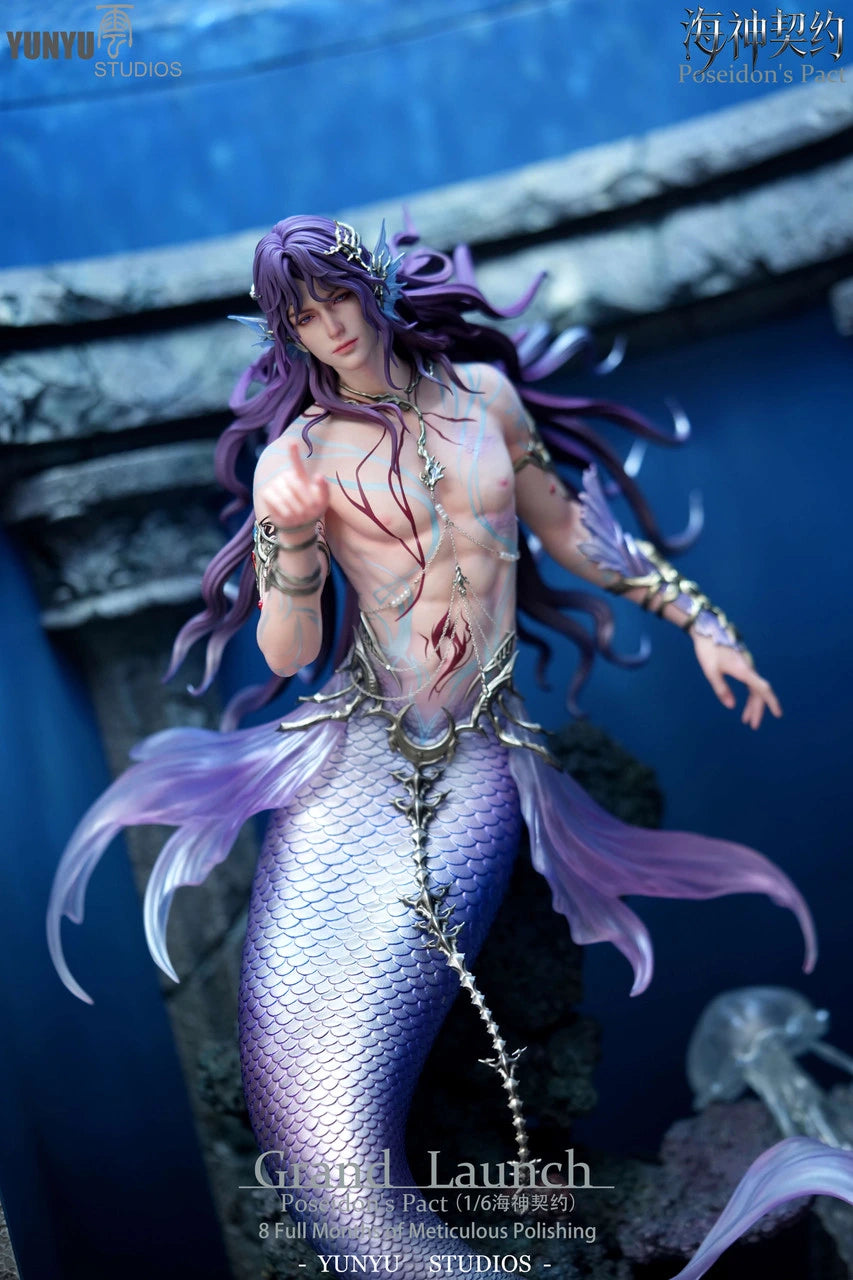 Preventa Resina Rafayel "Poseidon" Figura Love and Deepspace YunYu Estudio