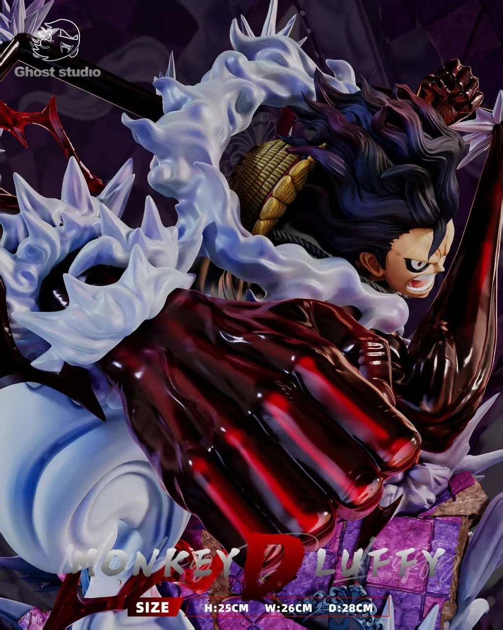 Preventa Resina Luffy Gear 4 "Snakeman" Figura One Piece 1/6 Ghost  Estudio