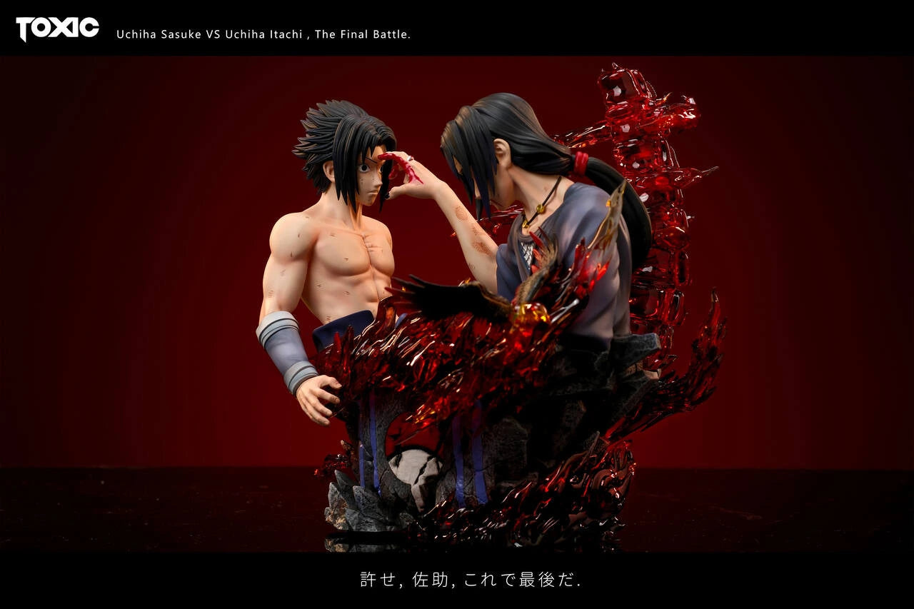 Preventa Resina Sasuke vs Itachi Figura Naruto Toxic Estudio